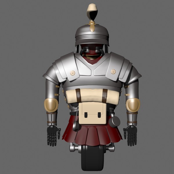 3ds max robot character - Robot Centurion (RP-1) by Tschirner